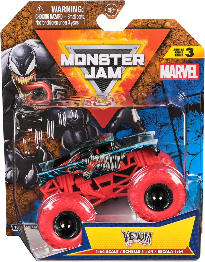 Monster Jam Toy Vehicle Truck 1:64 Scale Marvel