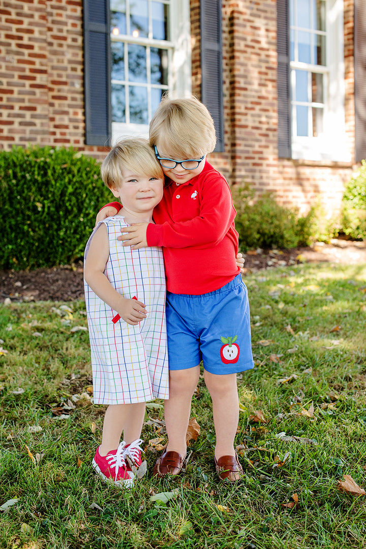 Long Sleeve Prim &amp; Proper Polo &amp; Onesie - Richmond Red