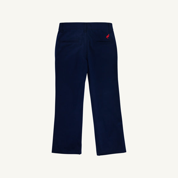 Prep School Pants Nantucket Navy with Richmond Red Stork