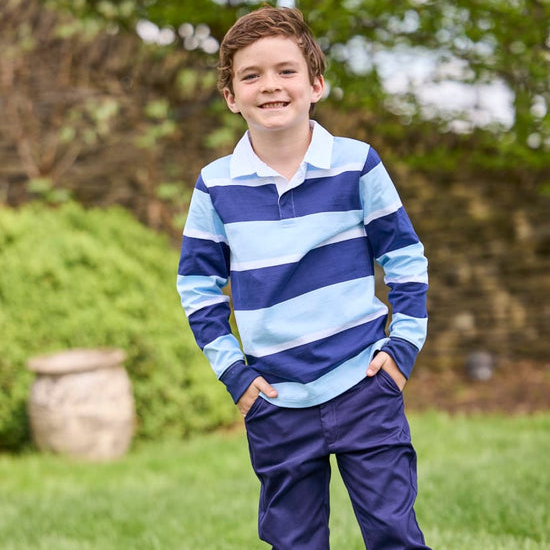 Rugby Polo - Varsity Stripe