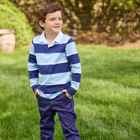 Rugby Polo - Varsity Stripe