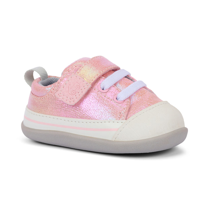 Stevie II (First Walker) Pink Metallic