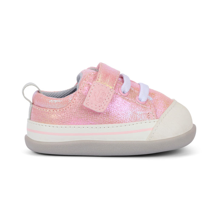 Stevie II (First Walker) Pink Metallic