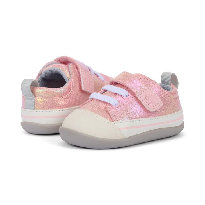 Stevie II (First Walker) Pink Metallic