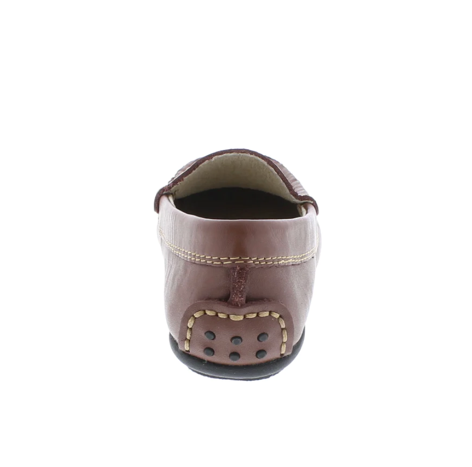 Brooklyn Cognac Leather Moccasin Loafer