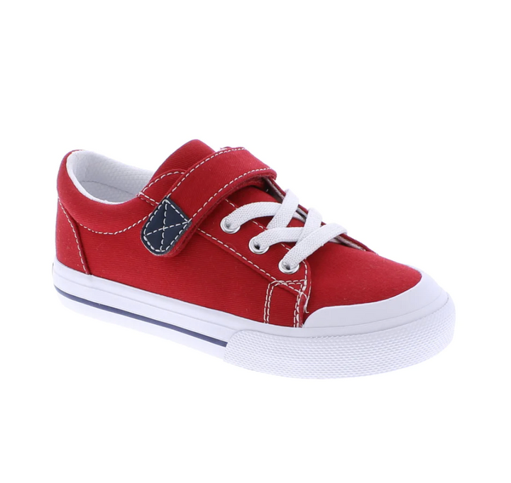Jordan Red Oxford Sneaker