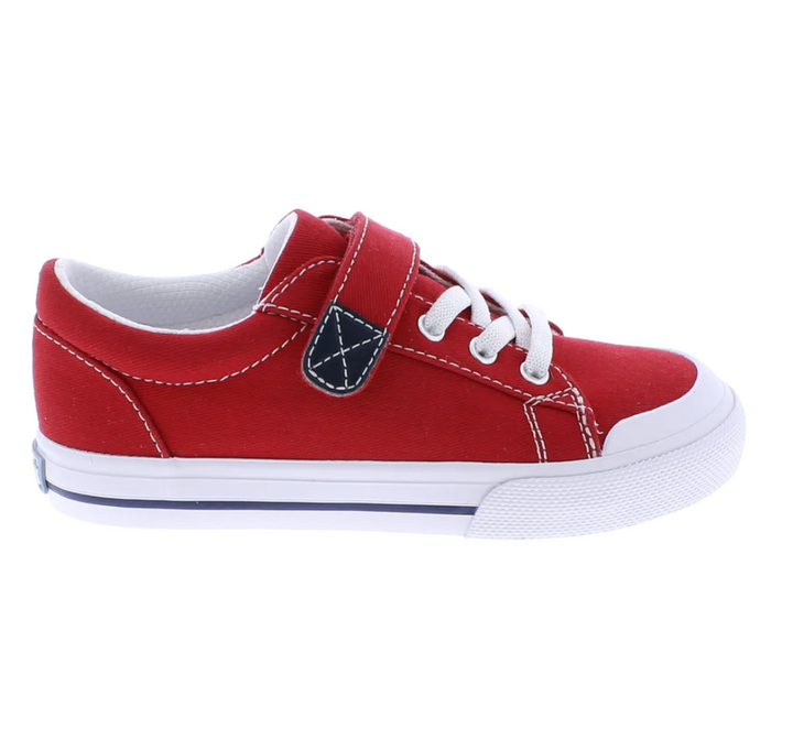 Jordan Red Oxford Sneaker