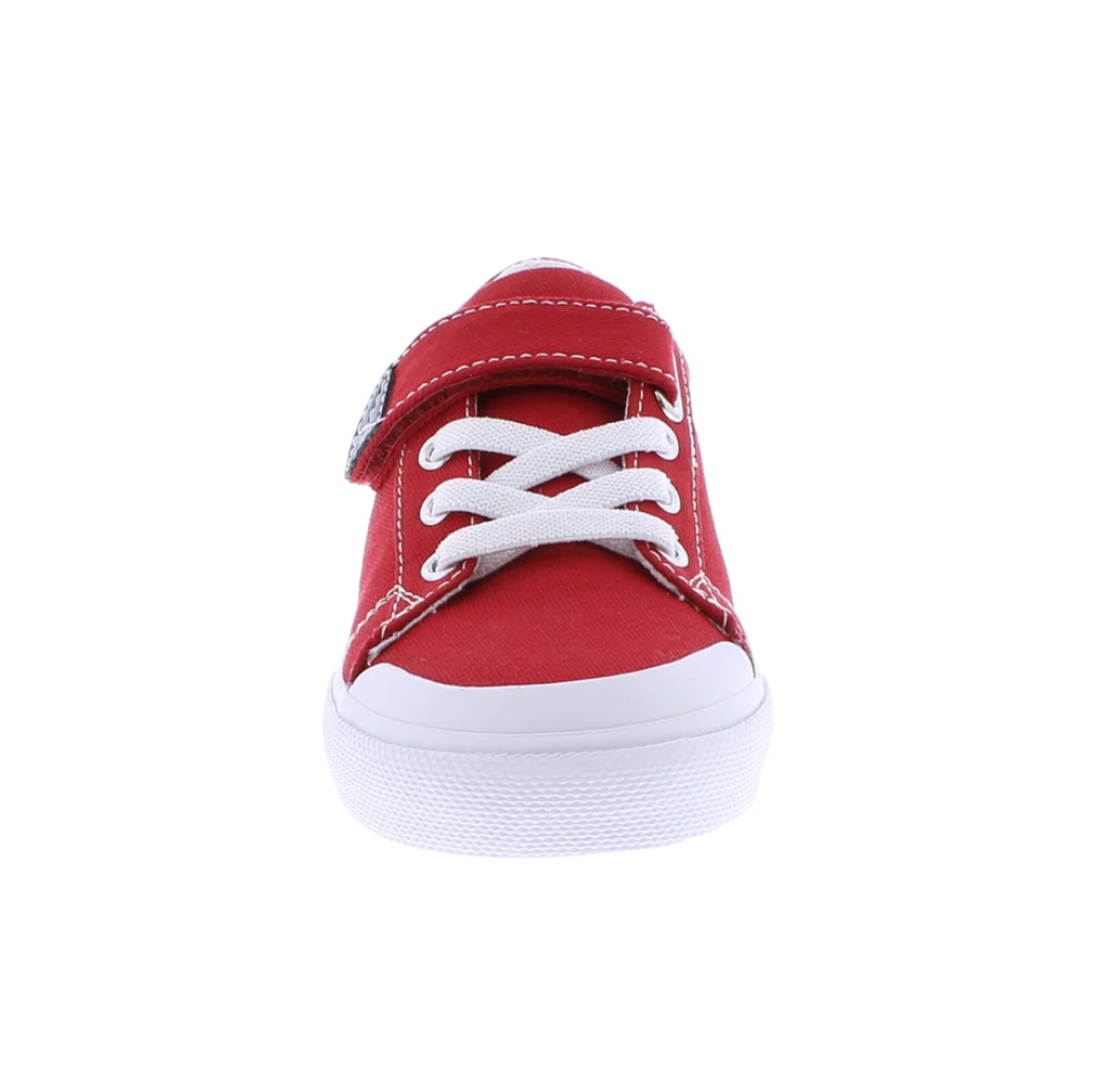 Jordan Red Oxford Sneaker