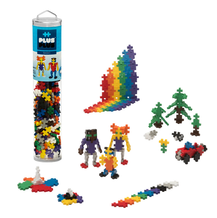 Plus-Plus 240 Piece Basic Play Mix Tube