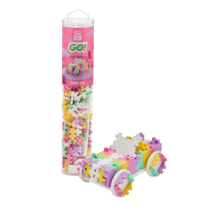 Plus-Plus Color Cars Candy Tube