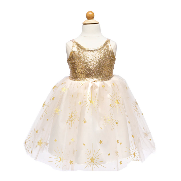 Golden Glam Party Dress
