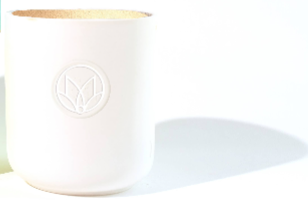 Scalloped Bamboo &amp; Lotus Soy Candle