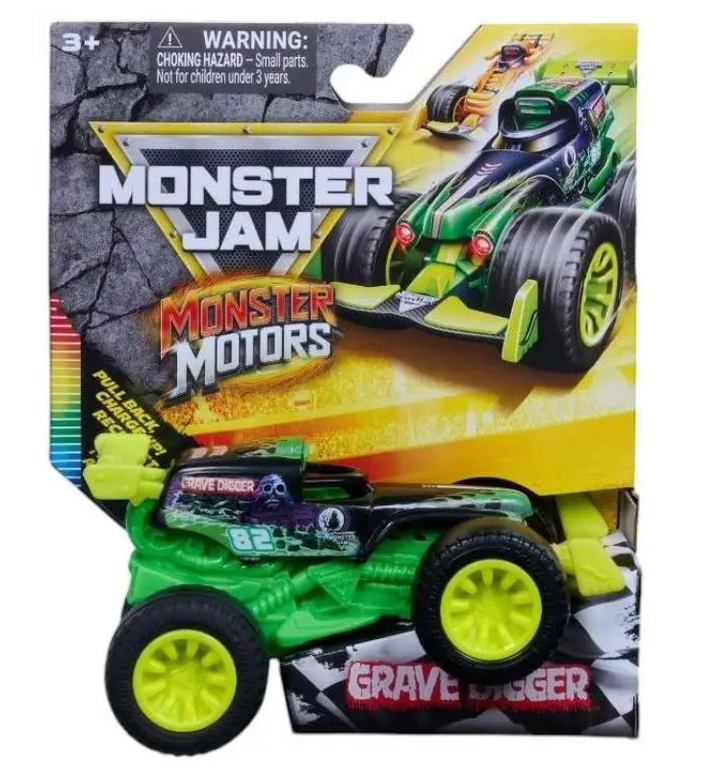 Monster Jam Monster Motors, 1:64 Rev Up Monster Truck