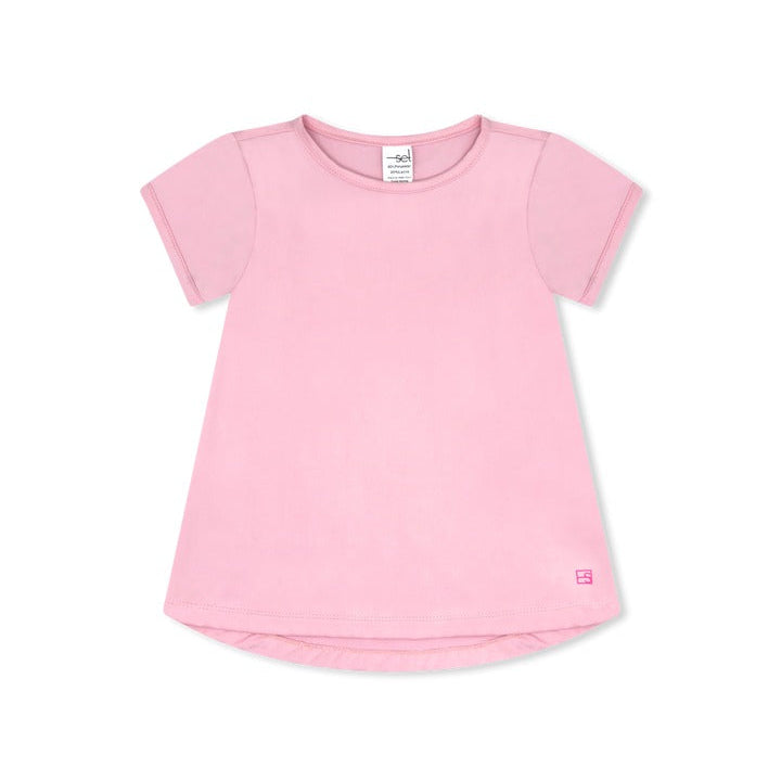 Bridget Basic Tee - Cotton Candy Pink