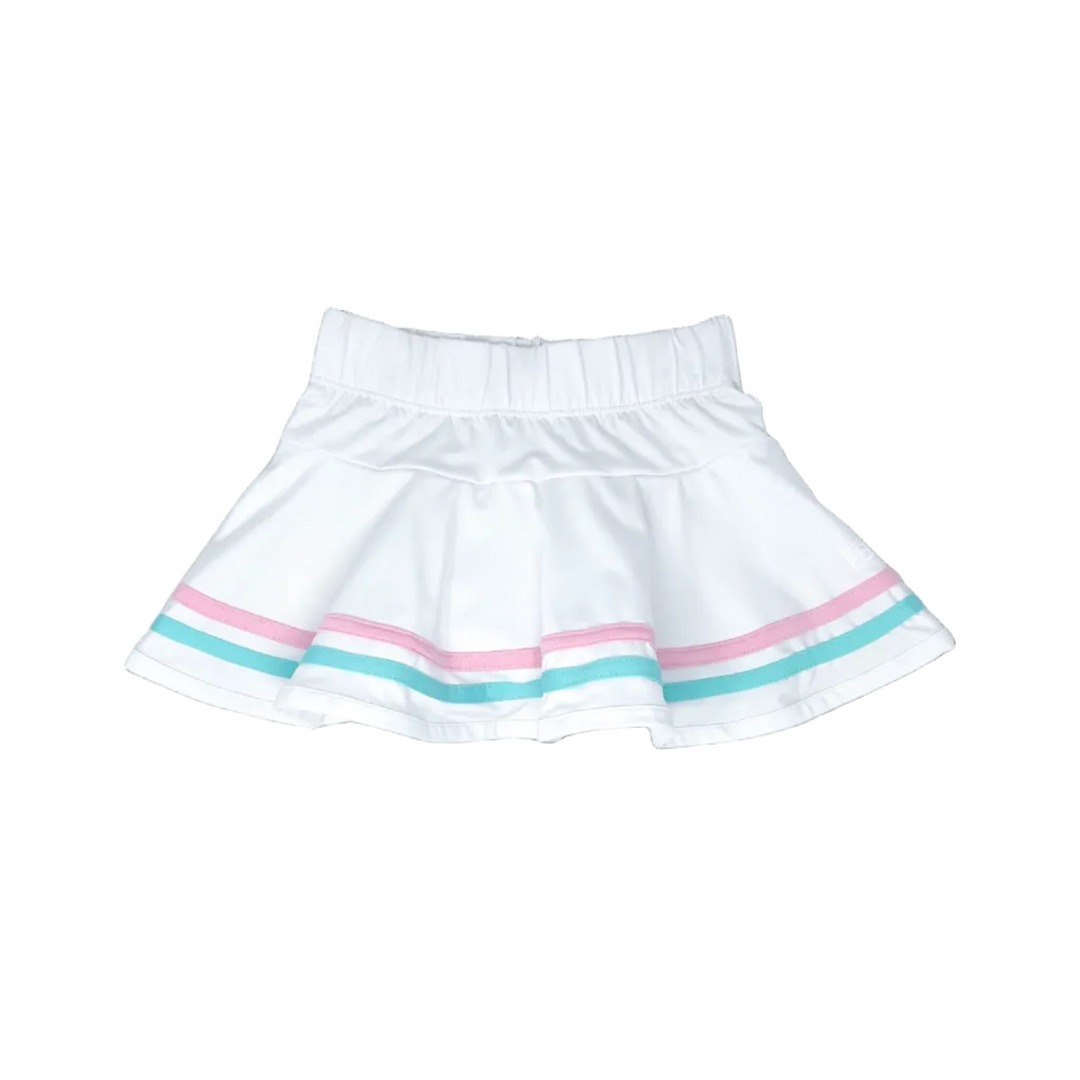 Callie Skort Pure Coconut, Totally Turquoise, Flamingo Pink