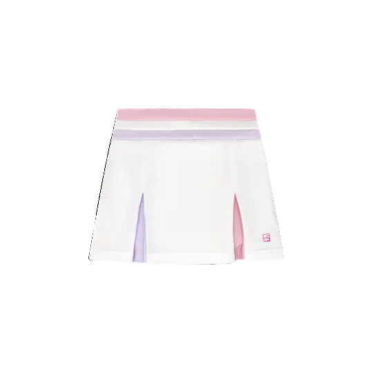 Courtney Skort Pure Coconut, Cotton Candy Pink, Petal Purple