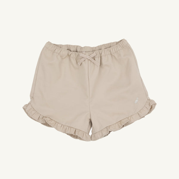 Shelby Anne Shorts Twill - Keeneland Khaki with Keeneland Khaki Stork