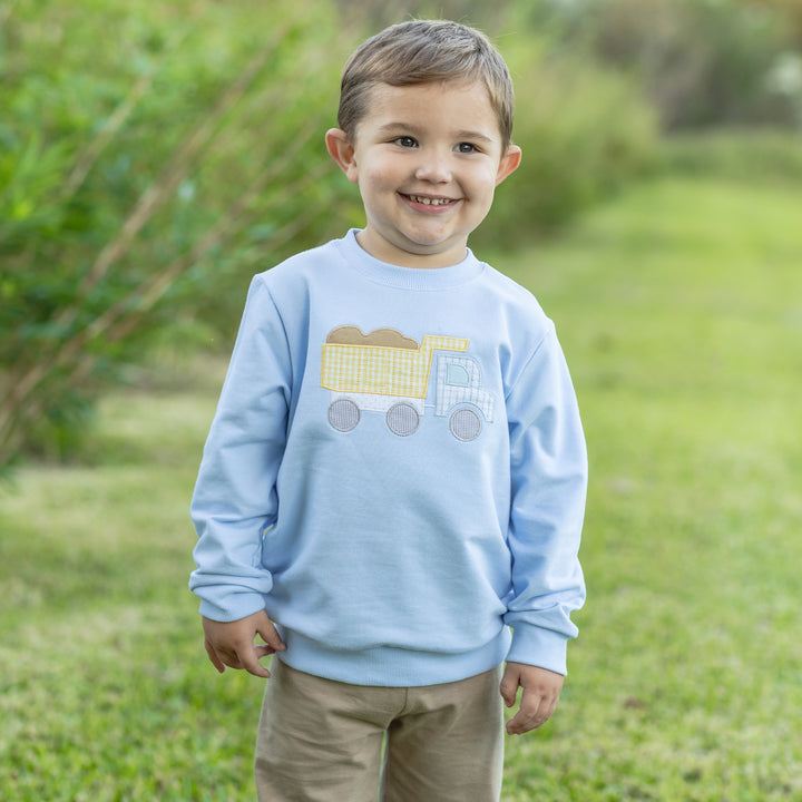 French Terry Pullover- Dump Truck