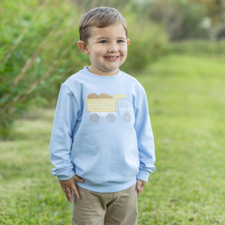French Terry Pullover- Dump Truck