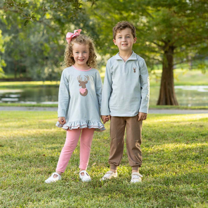 Deer 1/4 Zip Pullover
