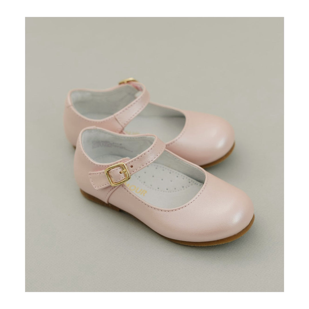 Rebecca Baby Dressy Flat Pearlized Pink