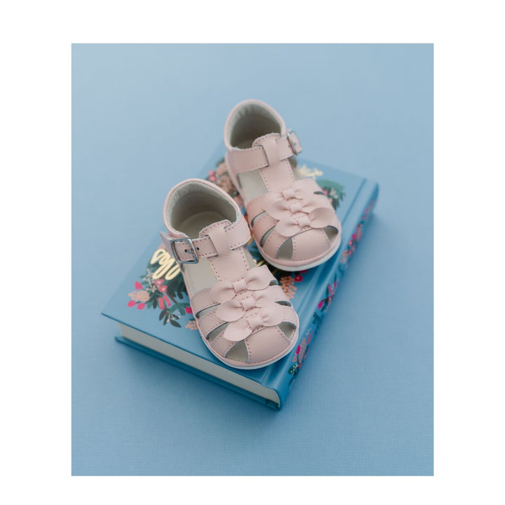 Everly Angel Baby Bow Sandal - Pink