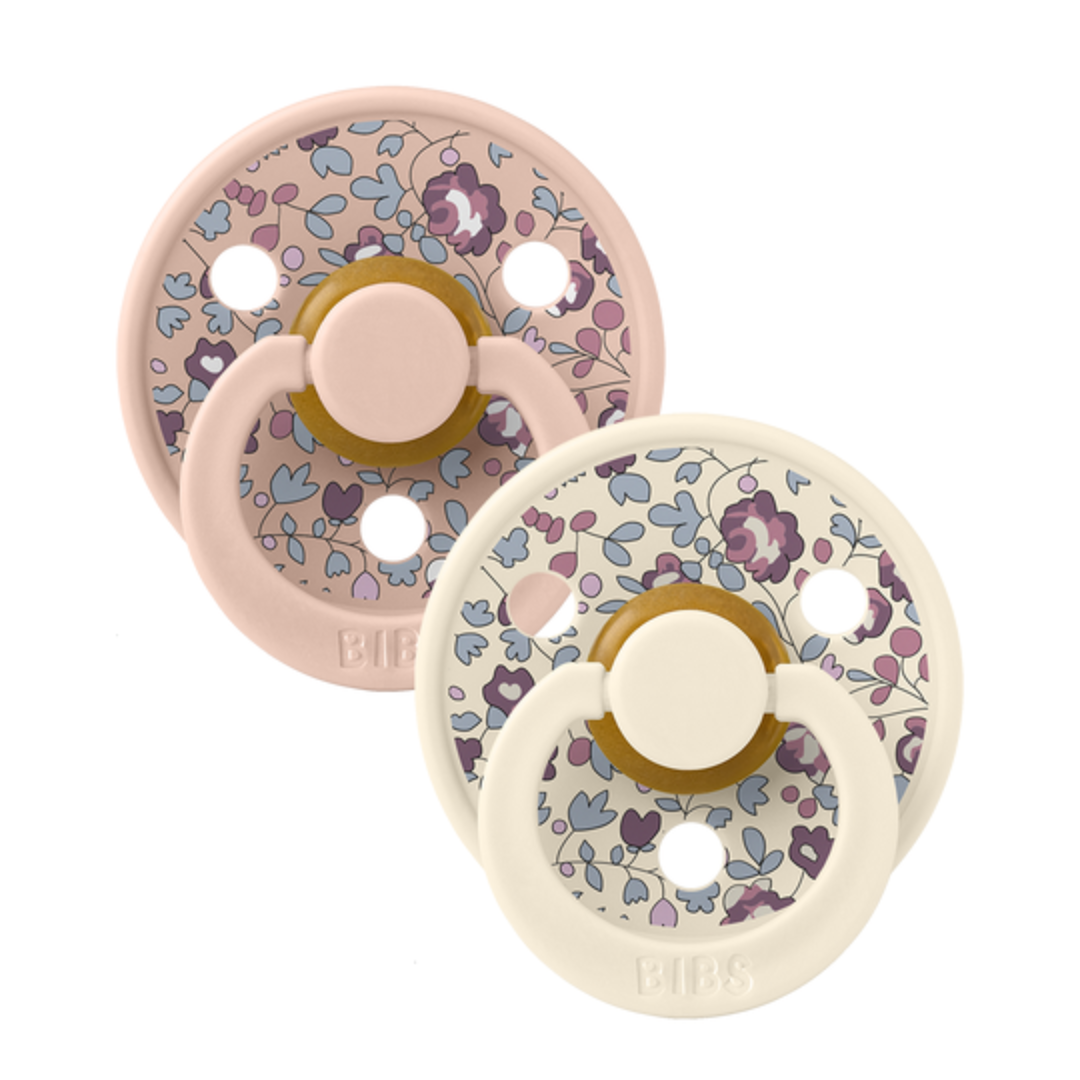 BIBS x LIBERTY De Lux 2 Pack Pacifiers Round