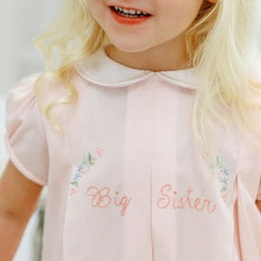 Pink Big Sister Collared Dress