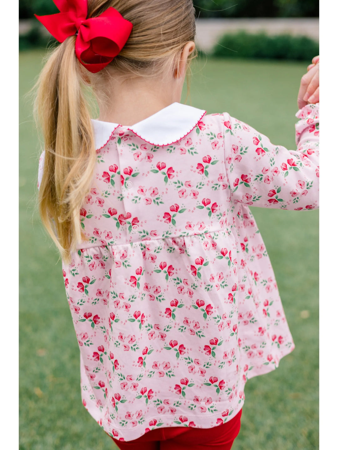 Zinnia Blooms Long Sleeve Tunic Set