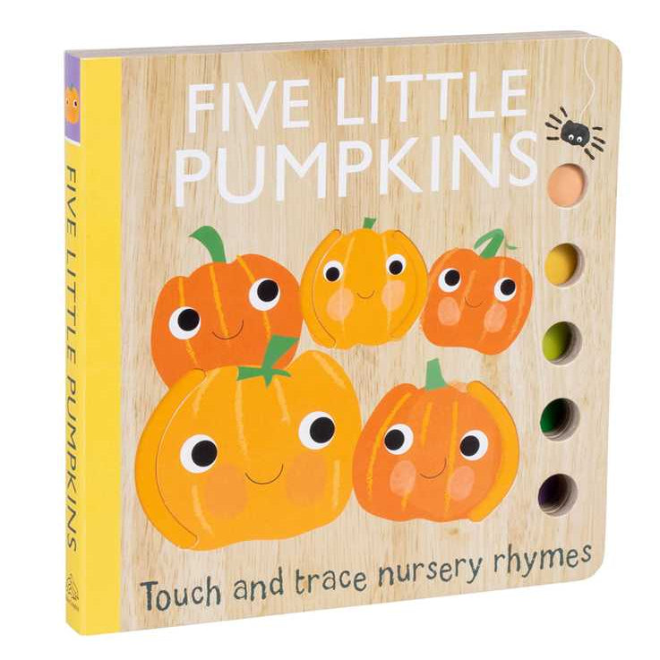 Touch and Trace Nursery Rhymes: Five Little Pumpkins by Editors of Silver Dolphin Books