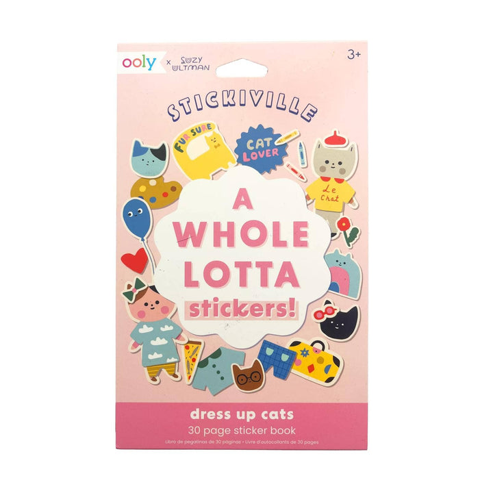 Stickiville X Suzy: A Whole Lotta Sticker Book - Dress Up Cats