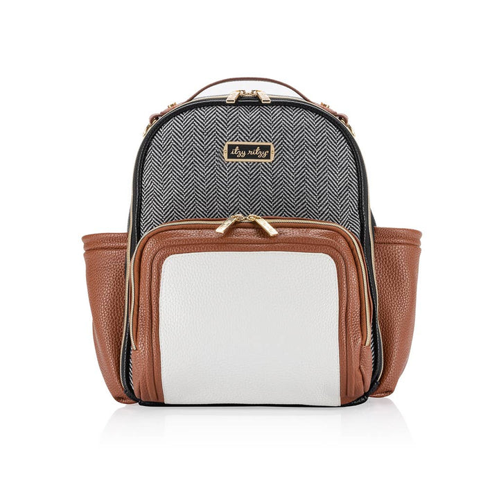 Coffee &amp; Cream Itzy Mini Plus™ Diaper Bag Backpack