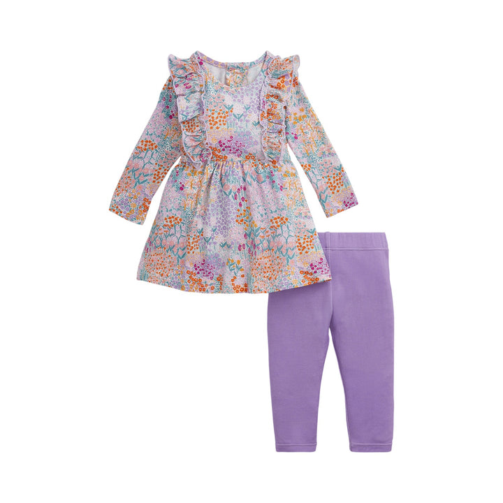 Arabella Modal Ruffle Long Sleeve Dress W/Leggings