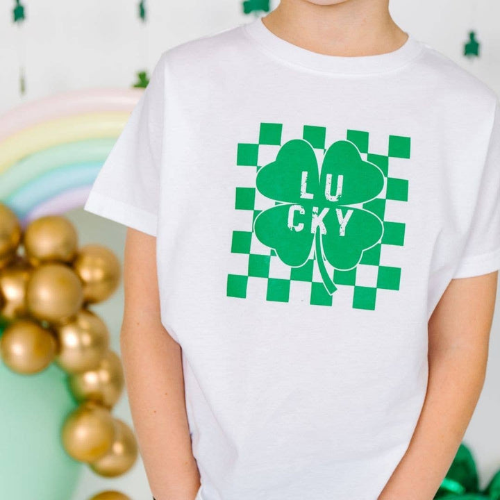 Lucky Shamrock Checkered St. Patrick&