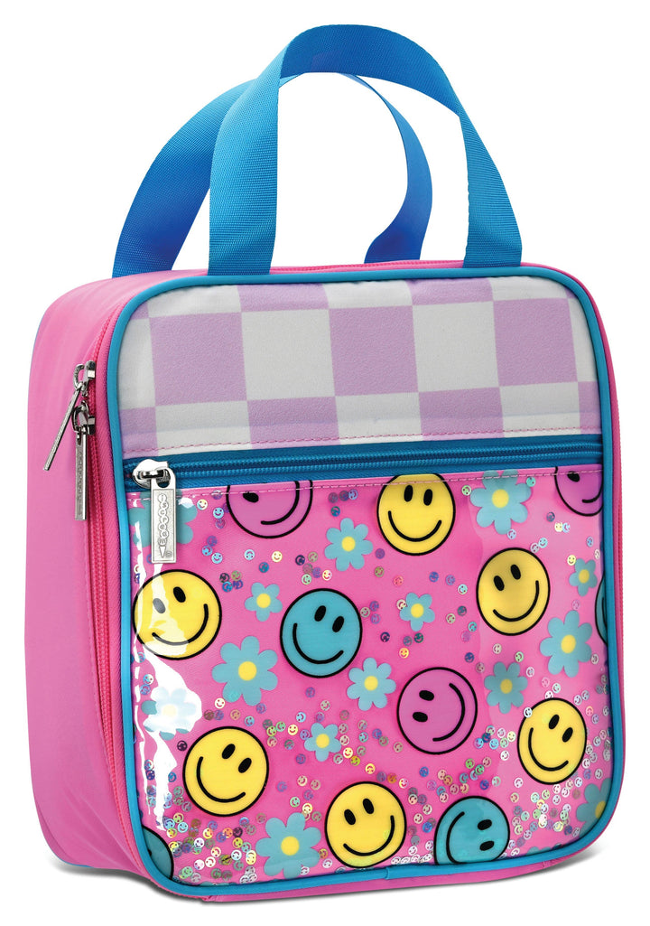 Happy Check Lunch Tote