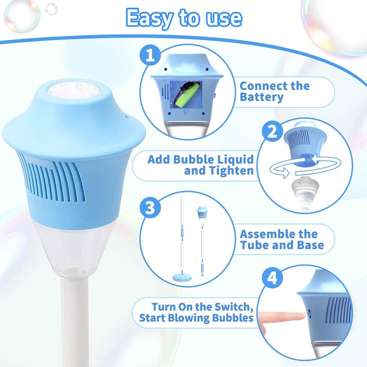 Automatic Standing Bubble Maker Machine Height Adjustable