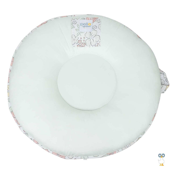 Lemon Aqua Glass Pello Floor Cushion