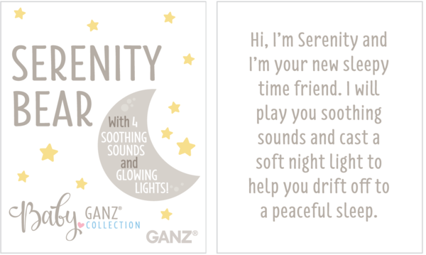 14" Serenity Sound/Light Bear