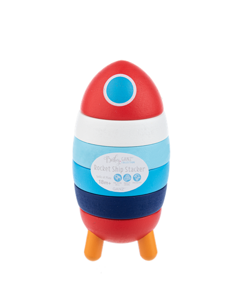 5" Rocket Ship Stacker