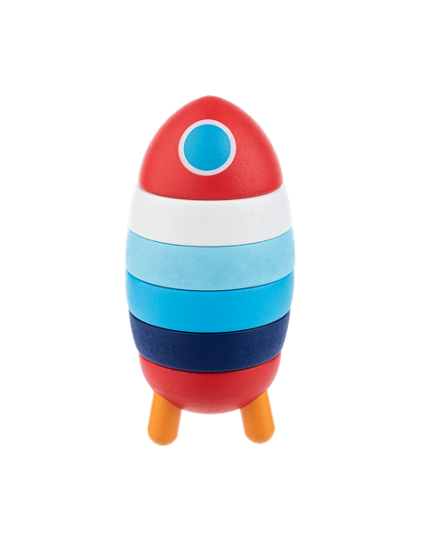 5" Rocket Ship Stacker