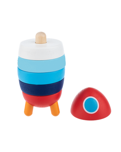 5" Rocket Ship Stacker
