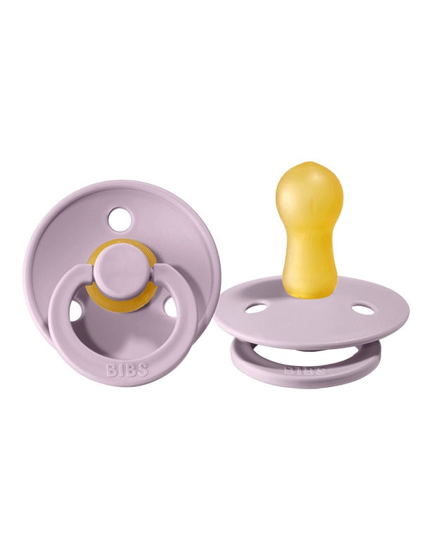 BIBS Round Pacifier Original COLOUR Latex 2 PK