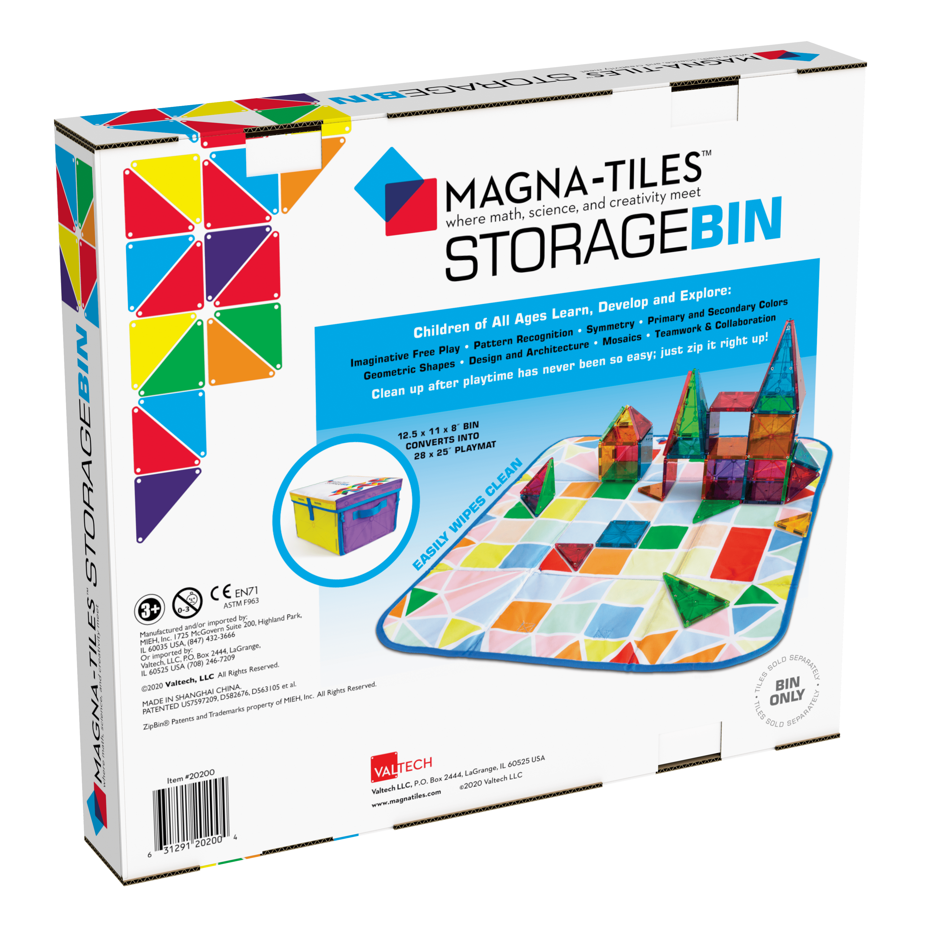 Magna-Tiles Storage Bin & Interactive Play-Mat – Boujee Babies | Baby