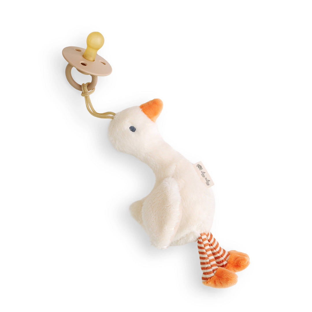 Bitzy Pal Natural Rubber Pacifier &amp; Plush
