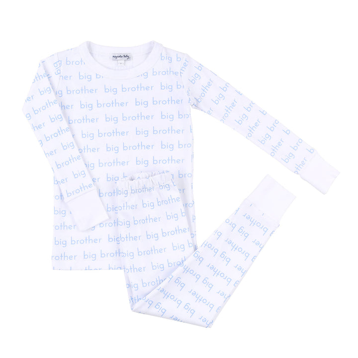 Big Brother Print Long Sleeve Pajamas
