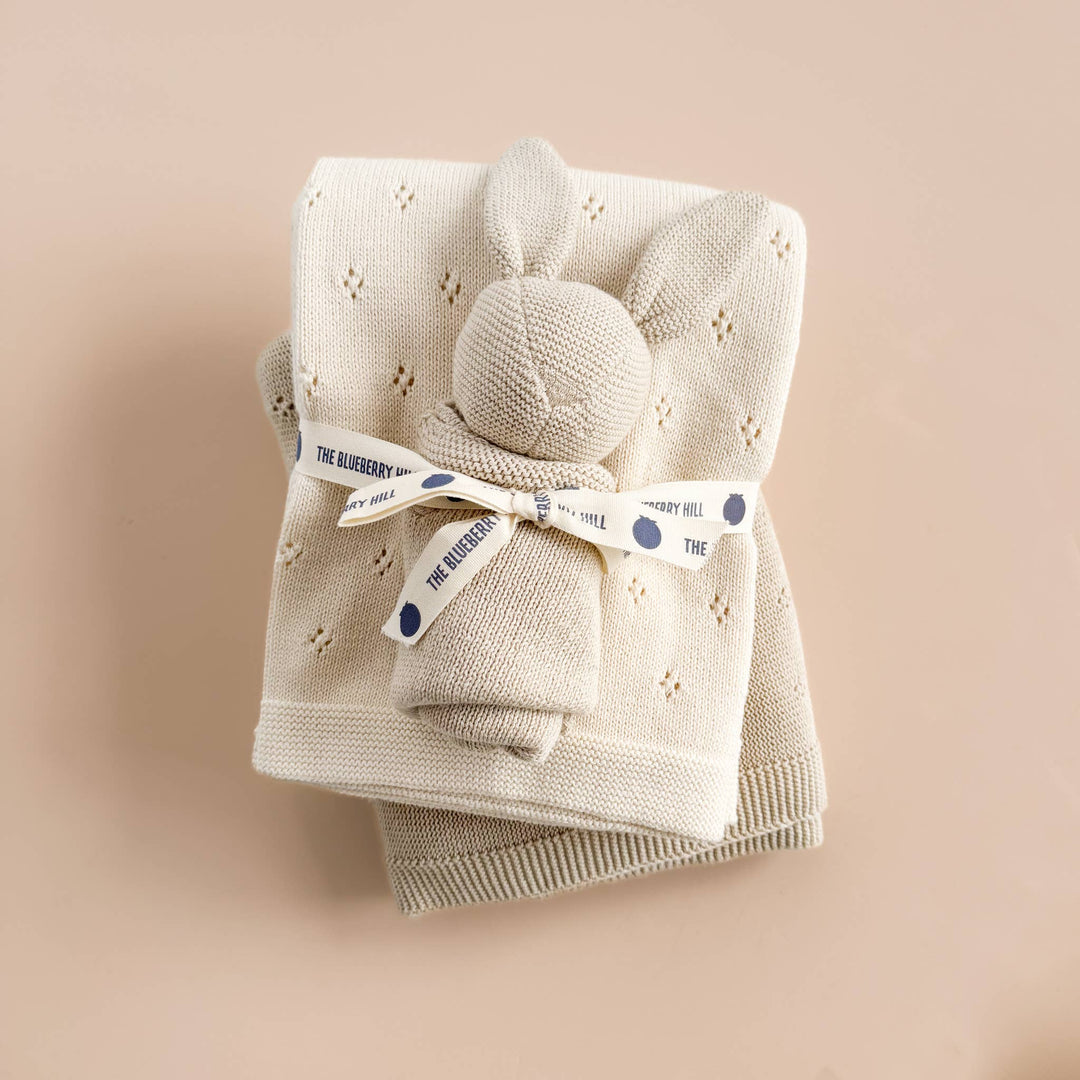 Lovey Bunny Birch Cotton Baby Gift Spring Summer Blanket