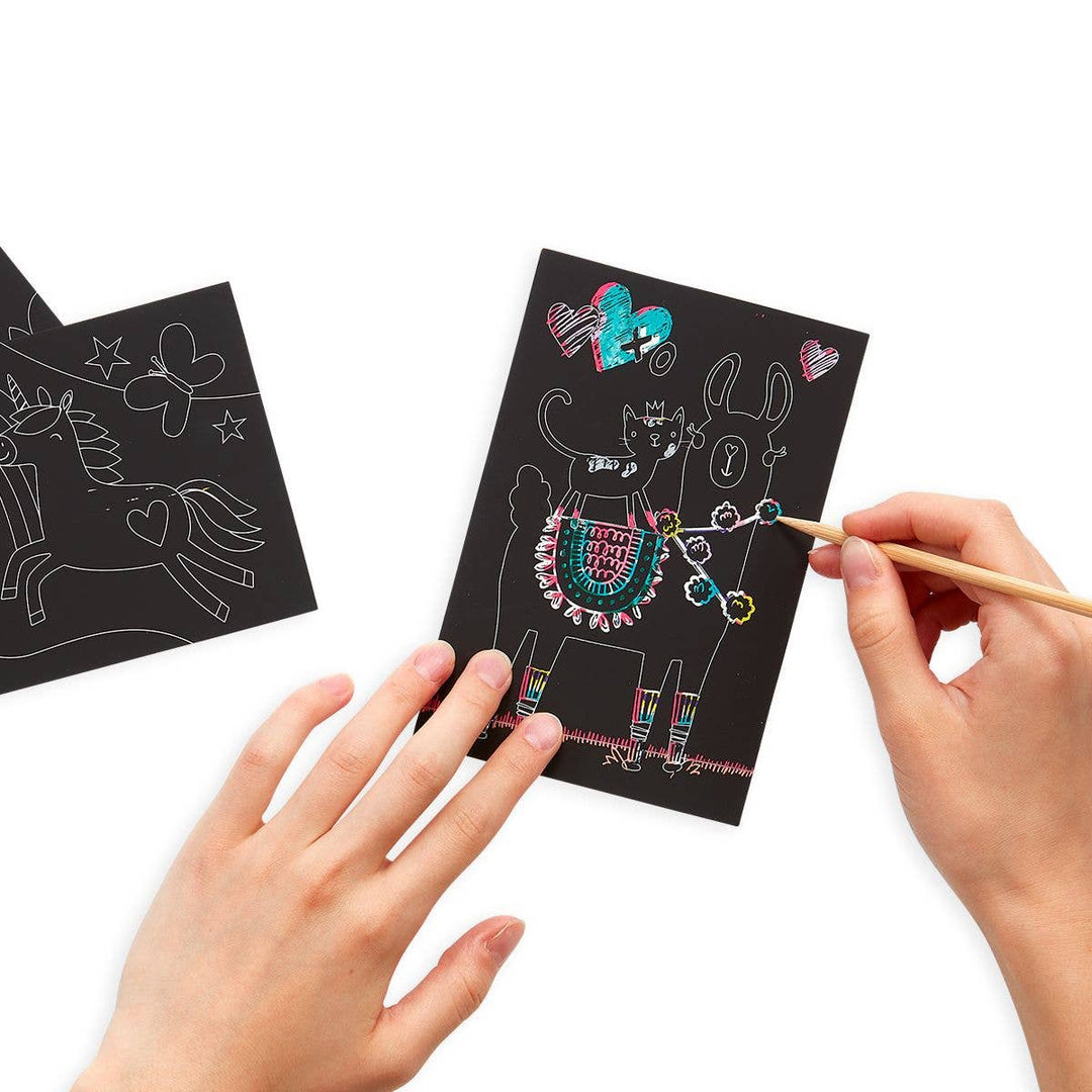 Scratch &amp; Scribble: Mini Kit - Funtastic Friends