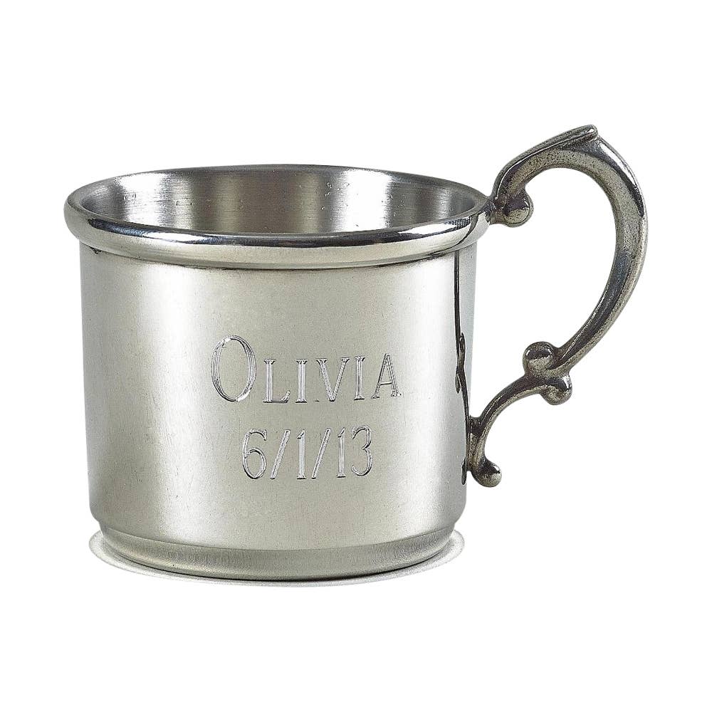 Baby Cup, Pewter, 6 Oz Capacity 3" H