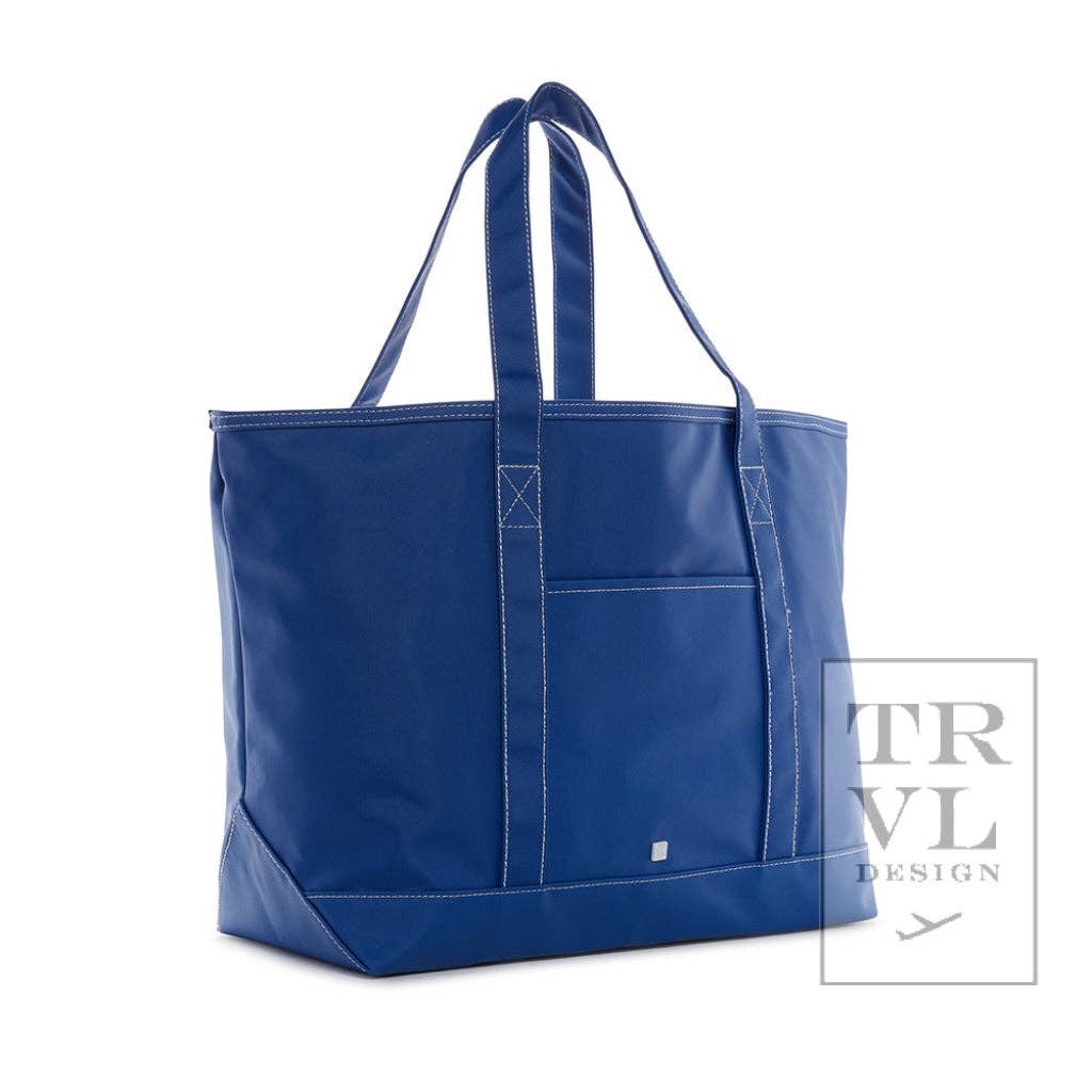 Maxi Tote - Coated Canvas Large Blue Bell