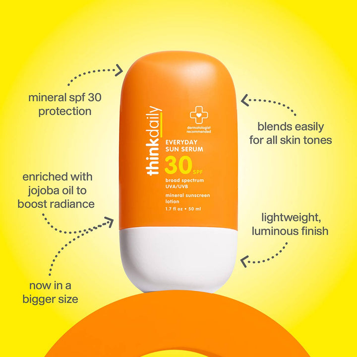 Thinkdaily Everyday Sun Serum SPF 30, 1.7 oz